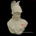 carving roman stone bust statue